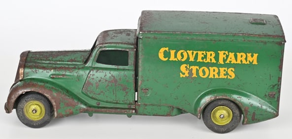 METALCRAFT ART DECO CLOVER FARM STORES TRUCK