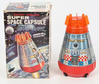 SH BATTERY OP SUPER APOLLO SPACE CAPSULE w/ BOX