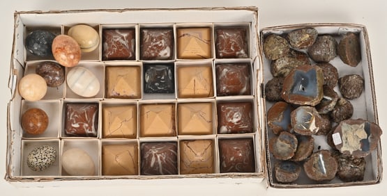FOSSIL PYRAMIDS, THUNDER EGGS, & MORE