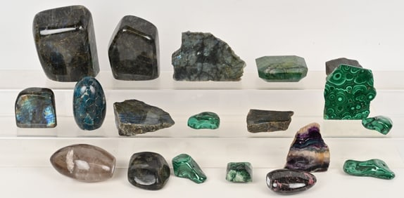 POLSIHED STONE & QUARTZ SPECIMENS