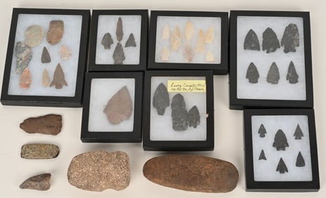 NATIVE AMERICAN PROJECTILE POINTS & RELICS