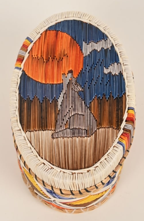 WOLF QUILL BOX, JANE PANGOWISH (1 of 6)