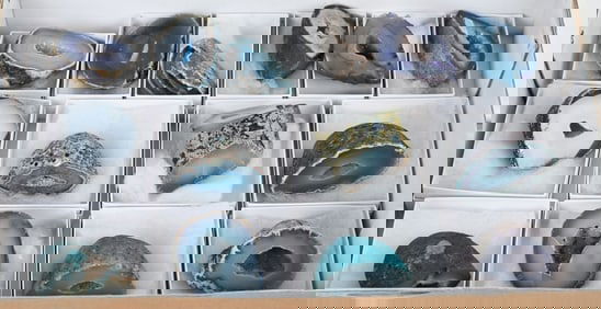 14- CUT & POLISHED GEODES