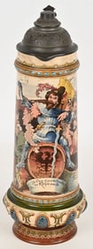 LARGE METTLACH HEINRICH SCHLITT STEIN 2176/954