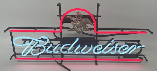BUDWEISER NEON BEER SIGN
