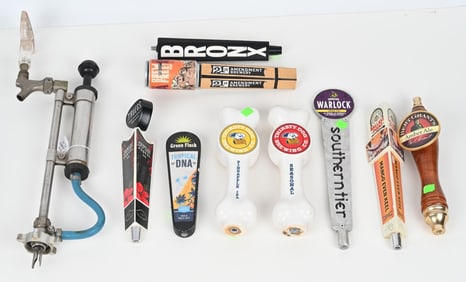 LOT OF 40 BEER TAP HANDLES