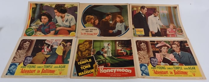 6- SHIRLEY TEMPLE LOBBY CARDS