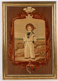 ICH DIEN SAILOR BOY FABRIC PRINT
