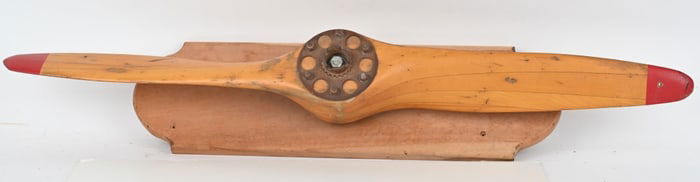 ANTIQUE WOOD AIRPLANE PROPELLER