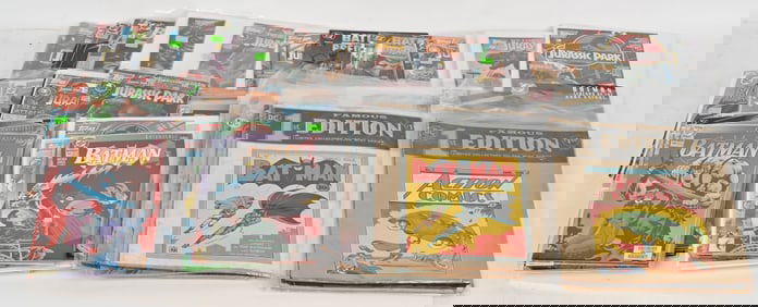 LARGE LOT COMICS, BATMAN, SUPERMAN, JURASSIC PARK