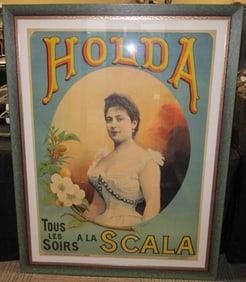 A. GALLICE HOLDA TOUS LES SOIRS A LA SCALA POSTER