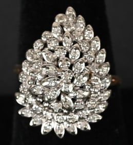 Ladies 10kt Yellow Gold Fashion Ring
