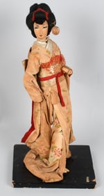 VINTAGE JAPAN GEISHA CLOTH DOLL