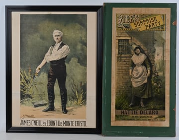 2- EARLY THEATER POSTERS