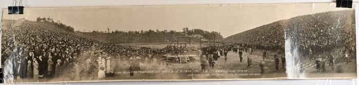 1915 BASEBALL CHAMPIONSHIP YARD PICTURE
