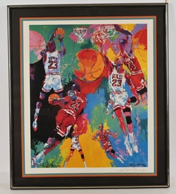 MICHAEL JORDON LAST DANCE by LEROY NEIMAN