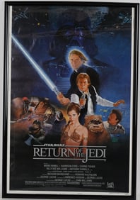 STAR WARS RETURN ON THE JEDI MOVIE POSTER B