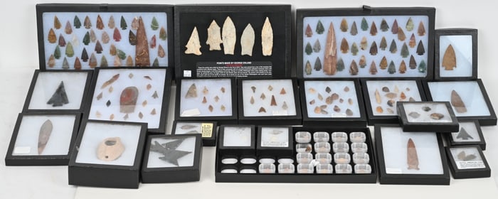 HUGE LOT OF PROJECTILE POINTS & RELICS