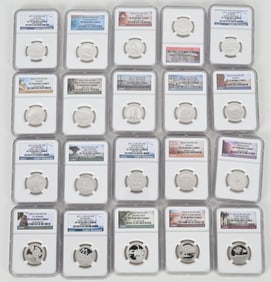 20- PROOF 70 SILVER QUARTERS