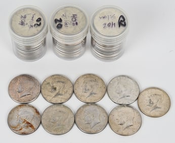 69- 40% SILVER KENNEDY HALF DOLLARS