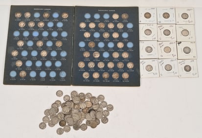 155- 90% SILVER DIMES