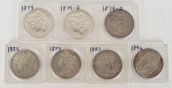 7- MORGAN SILVER DOLLARS
