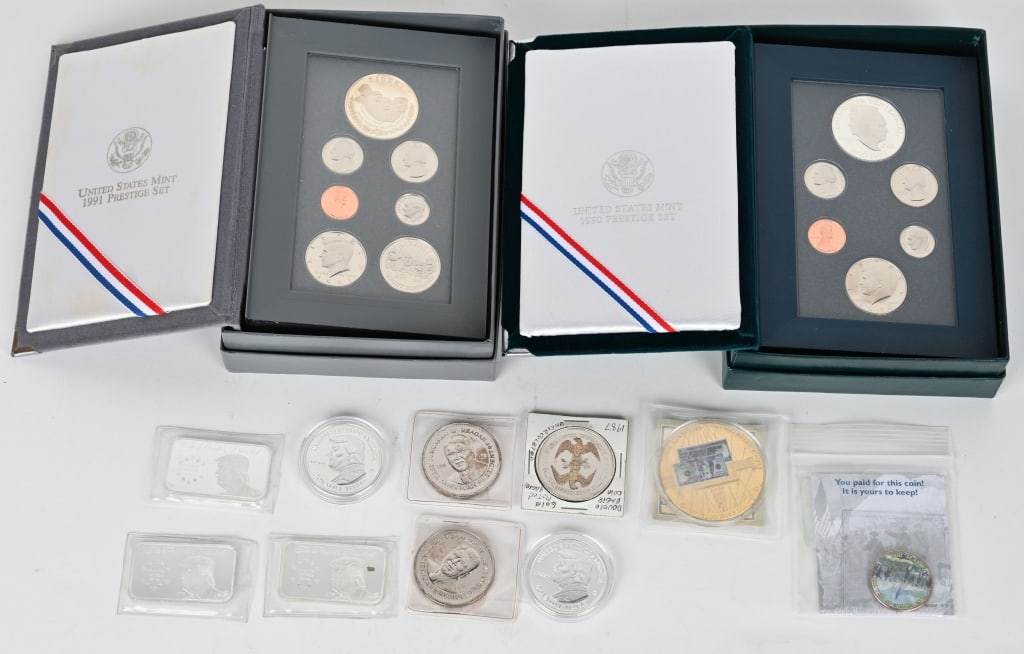 COIN LOT, TRUMP COINS, PRESTIGE SETS & MORE (1 of 5)
