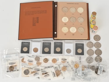 178- DOLLAR COINS, EISENHOWER & MORE