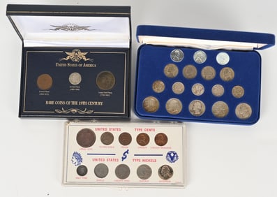 LOT OF TYPE COINS, WW2 COINS SILVER & MORE