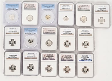 16-PROOF 70 CAMEO SILVER ROOSEVELT DIMES