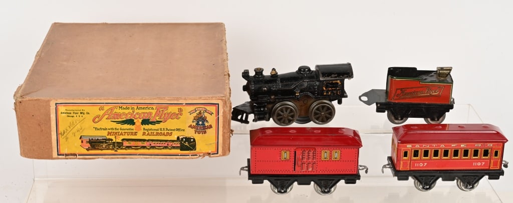 AMERICAN FLYER O GA PASSENGER TRAIN SET (1 of 5)