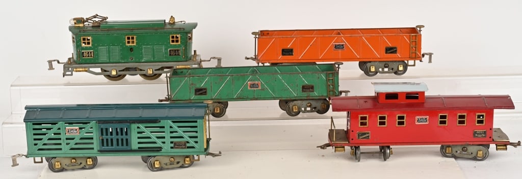 AMERICAN FLYER PRE-WAR STD FREIGHT TRAIN SET (1 of 6)