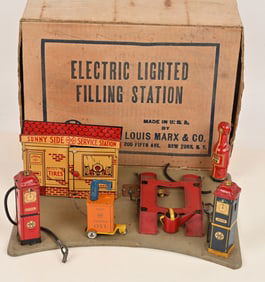 MARX SUNNYSIDE GAS STATION w/ BOX