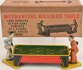 RANGER TIN WINDUP BILLARDS TABLE w/ BOX