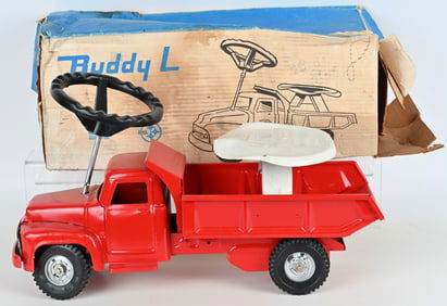 BUDDY L SIT-N-RIDE DUMP TRUCK w/ BOX