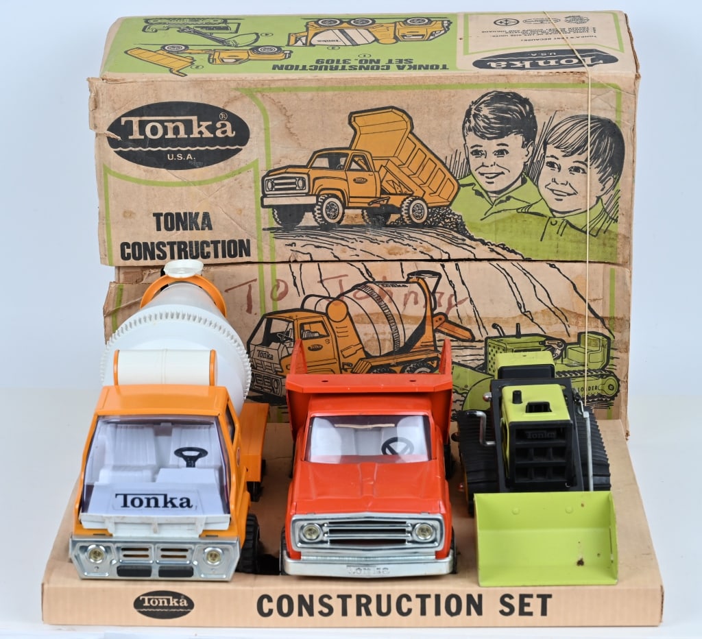 TONKA #3109 CONSTRUCTION SET w/ BOX (1 of 7)
