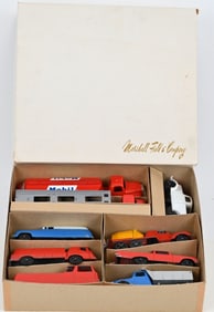 MARSHALL FIELDS TOOTSIETOY SET w/ BOX