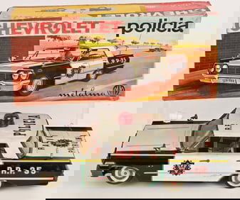 BRAZIL BATTERY OP CHEVROLET POLICE CAR w/ BOX