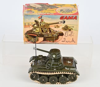 GAMA TIN WINDUP MONTAGE TANK w/ BOX