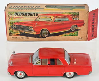 JAPAN TIN FRICTION 1964 OLDSMOBILE SEDAN w/ BOX