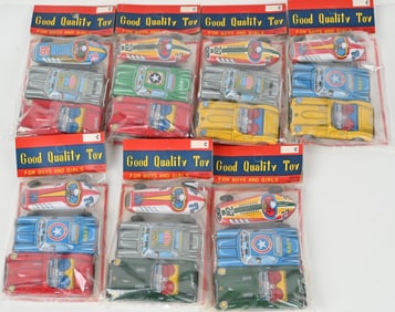 7- JAPAN TIN 3 CAR PACKS MIP