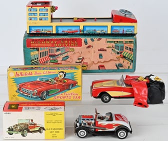 JAPAN HIGHWAY DRIVING SET & FRICTION CARS