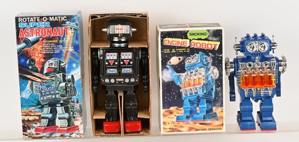 2- HORIKAWA BATTERY OP ROBOTS w/ BOX
