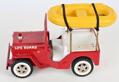 TONKA LIFE GUARD JEEP w/ RAFT