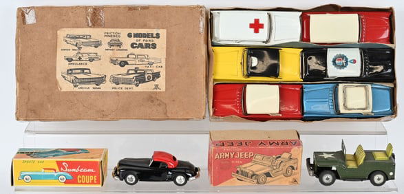 JAPAN TIN CARS w/ BOXES