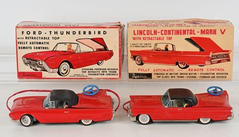 JAPAN B/O THUNDERBIRD & LINCOLN RETRACTABLES