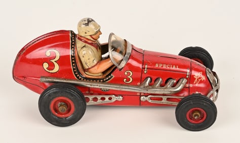 SANYO TIN FRICTION #3 SPECIAL MIDGET RACER