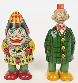 CHEIN TIN WINDUP HAPPY HOOLIGAN & CLOWN