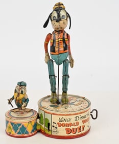MARX TIN WINDUP DONALD DUCK DUET