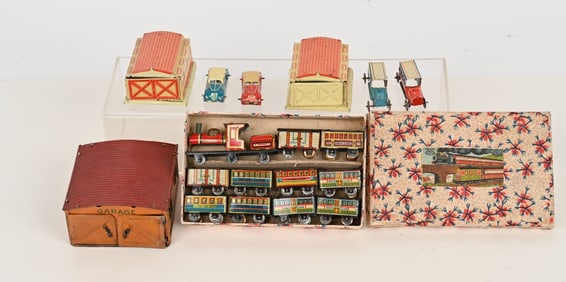 PENNY TOY TRAINS & GARAGES